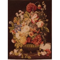 Gobelín Tapisserie Bouquet Tulipe